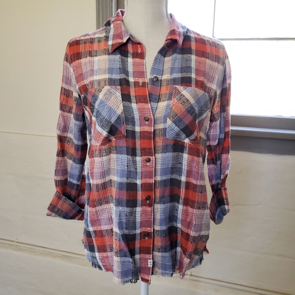 Lightweight Plaid Shirt